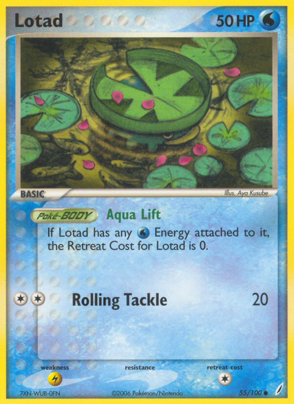 EX Crystal Guardians Lotad #55/100